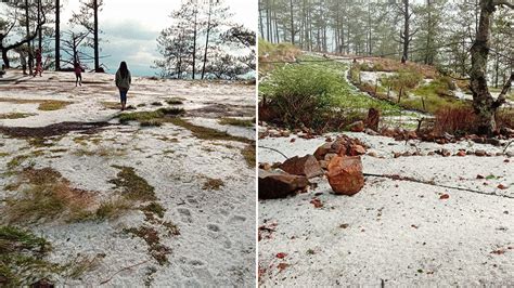 Hailstorm Falls Over Parts of Benguet .